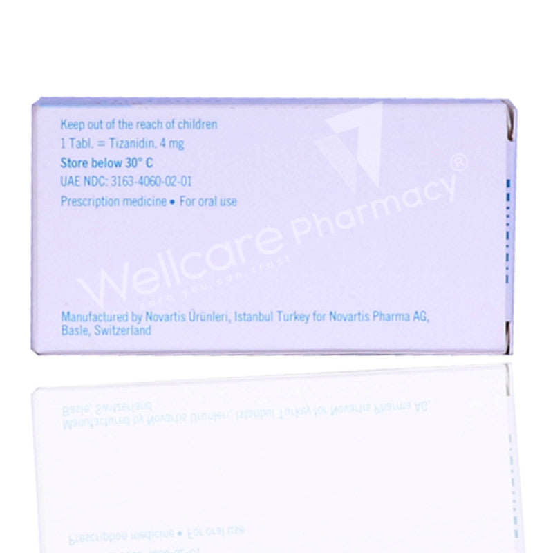 Sirdalud 4Mg Tablets 30'S