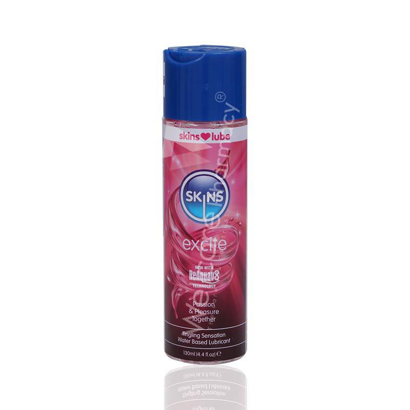 Skins Excite Tingling Water Based Lubricant 130Ml