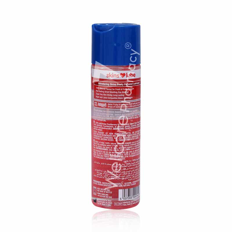 Skins Strawberry Water Based Lubricant 130Ml