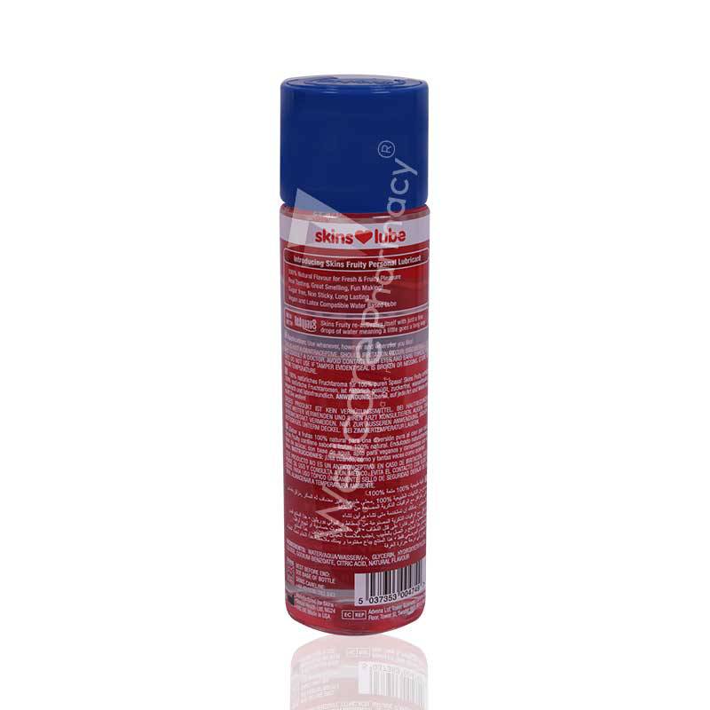 Skins Strawberry Water Based Lubricant 130Ml
