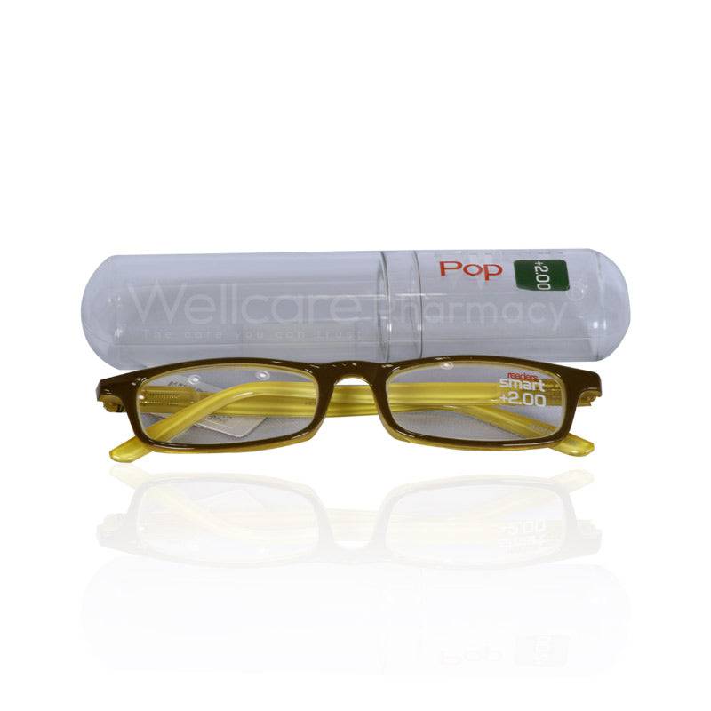 Smart Reading Glass Pop +2.00 Green With Yellow - Wellcare Pharmacy