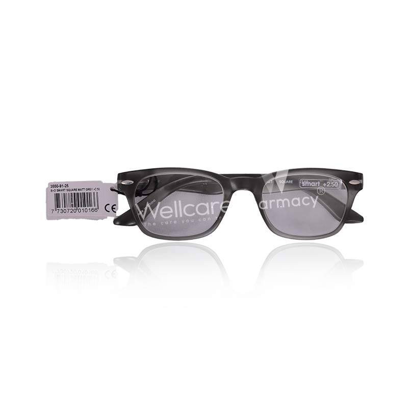 Smart Square +2.50 Matt-Grey