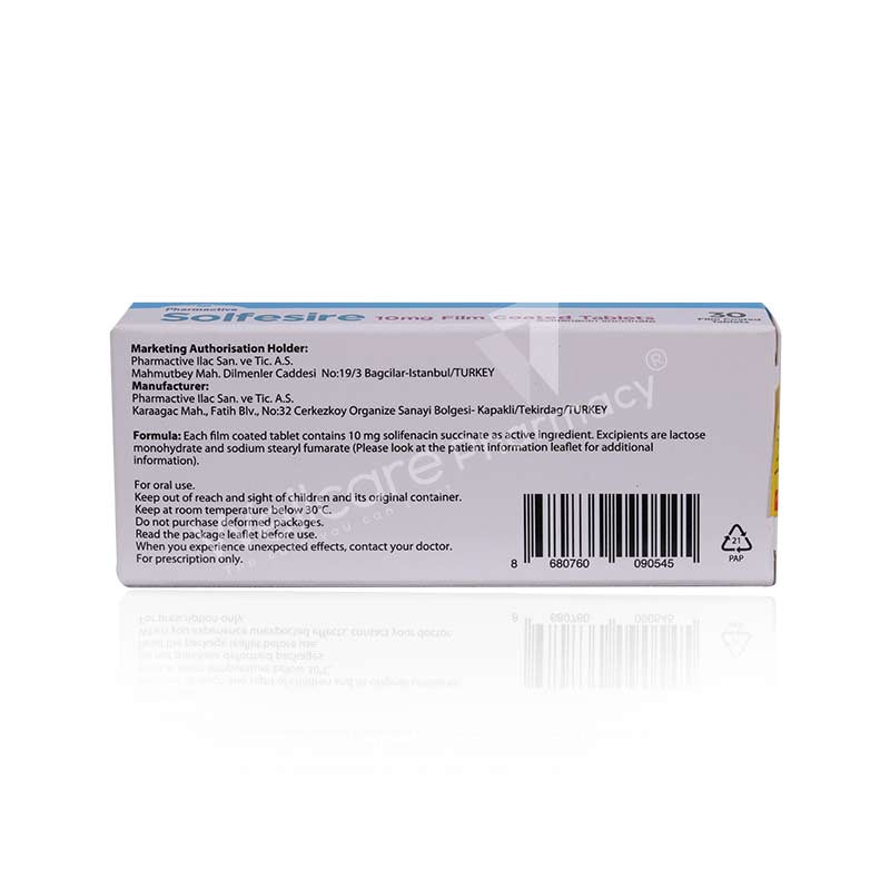 Solfesire 10Mg Tablets 30'S