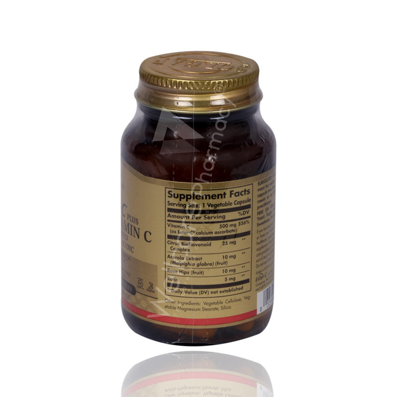 Solgar Ester C Plus 500Mg Vitamin C Capsules 50'S