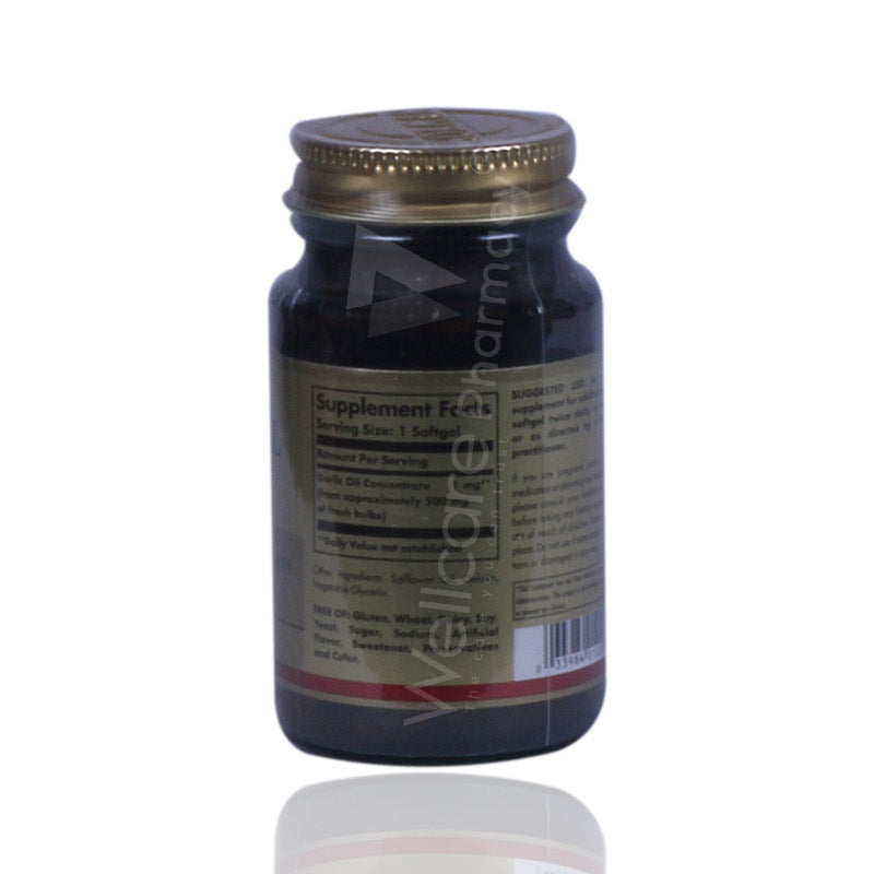 Solgar Garlic Oil Perles Capsules
