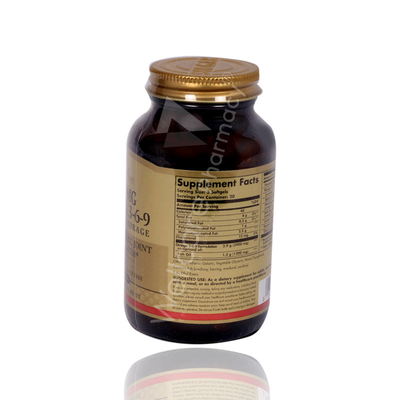 Solgar Omega 3-6-9 1300Mg Capsules 60'S