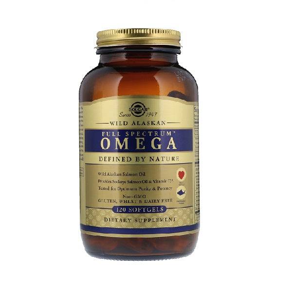 Solgar Wild Alaskan Full Spectrum Omega Softgels 120'S