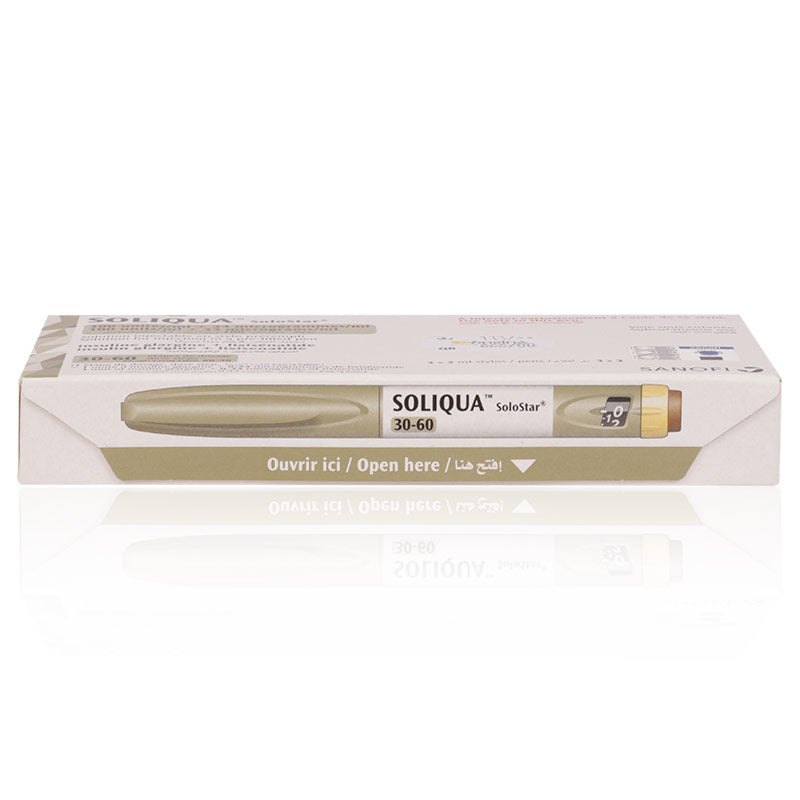Soliqua Solostar 33Mcg/Ml Pen 3Ml 3'S