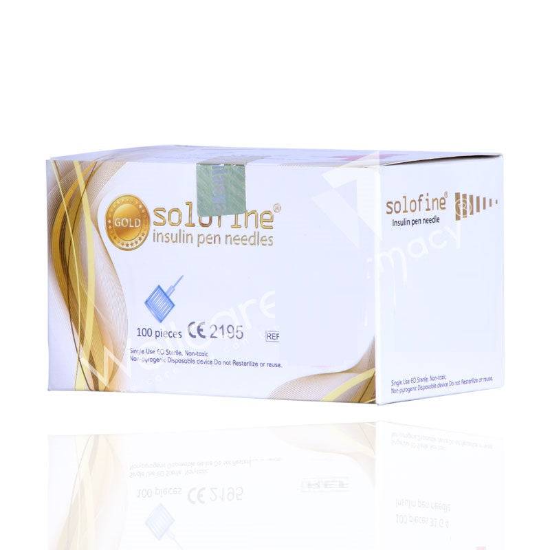 Solofine 31G-5Mm Insulin Pen Needles 100'S
