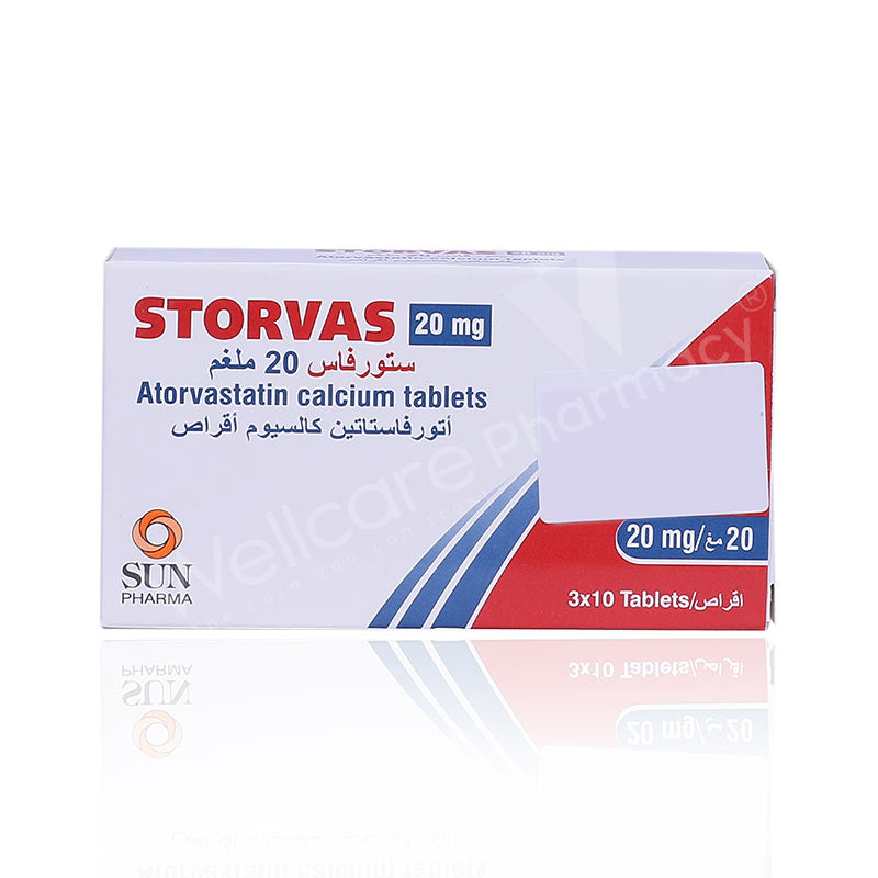 Storvas 20Mg Tablets 30'S