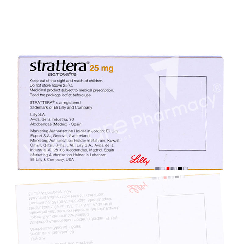 Strattera 25mg Capsules 28'S