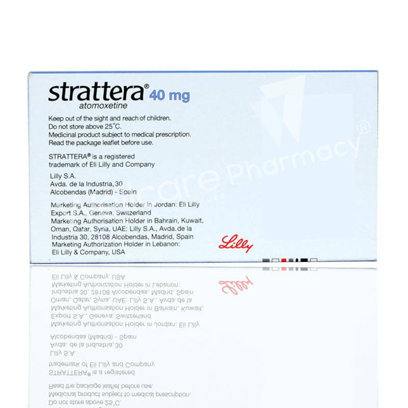 Strattera 40Mg Tablets 28'S - Wellcare Pharmacy
