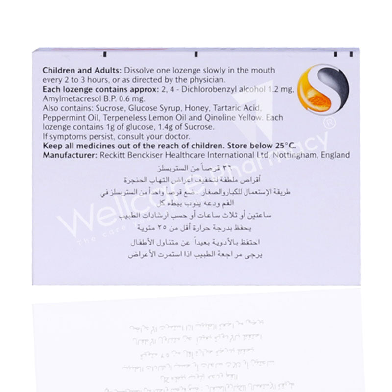 Strepsils Honey & Lemon Lozenges 36'S