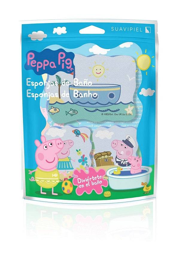 Suavipiel Peppa Pig Bath Sponge X3