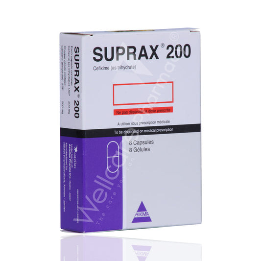 Suprax 200Mg Capsules 8'S
