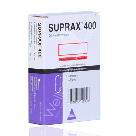 Suprax 400Mg Capsules 6'S