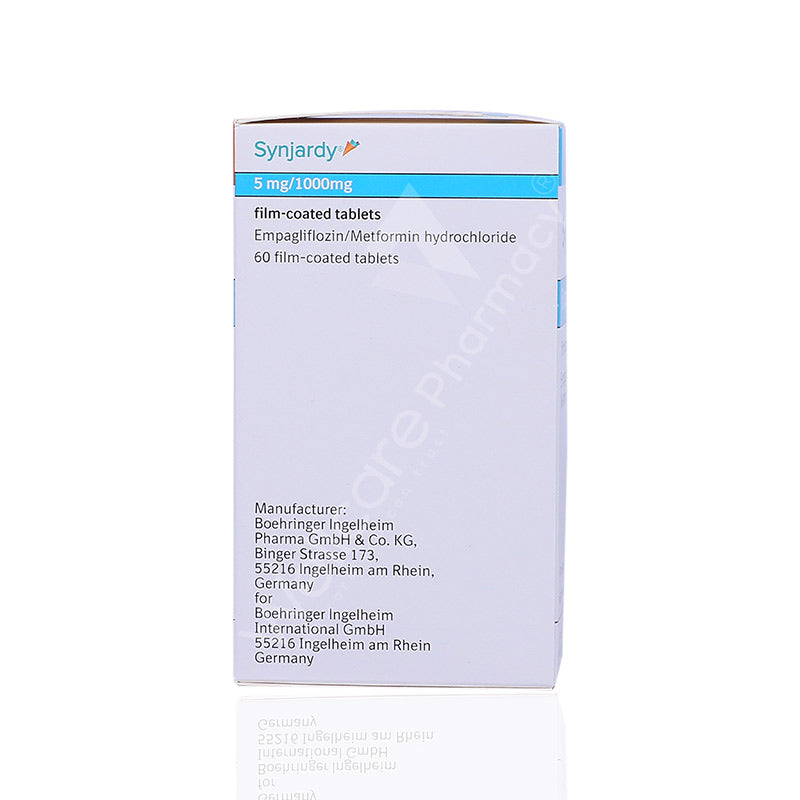 Synjardy 5Mg/1000Mg Tablets 60'S