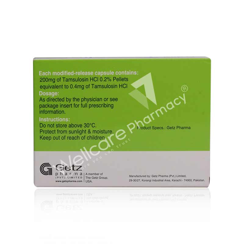 Tamsolin 0.4mg Capsules 20'S