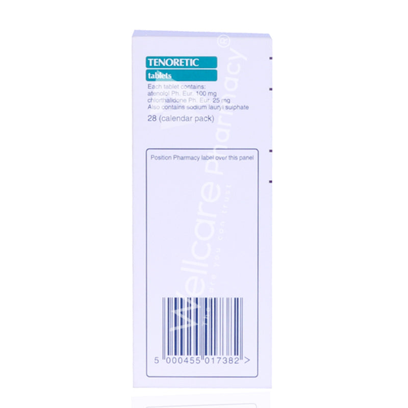 Tenoretic 100/25Mg Tablets 28'S