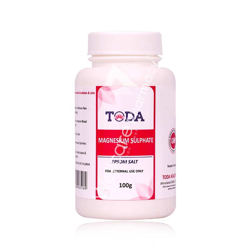 Toda Epsom Salt (Magnesium Sulphate Ip)100G