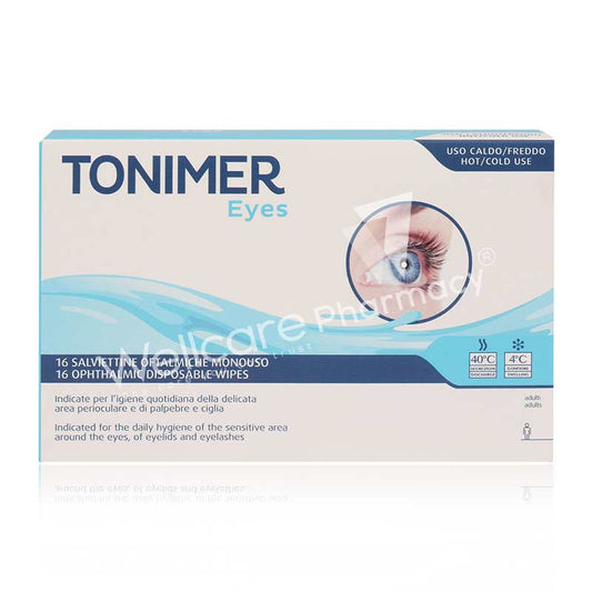Tonimer Opthalmic Wipes 16'S