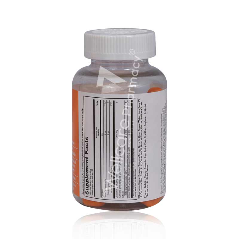 T-Rq Turmeric+Ginger Gummies 60'S