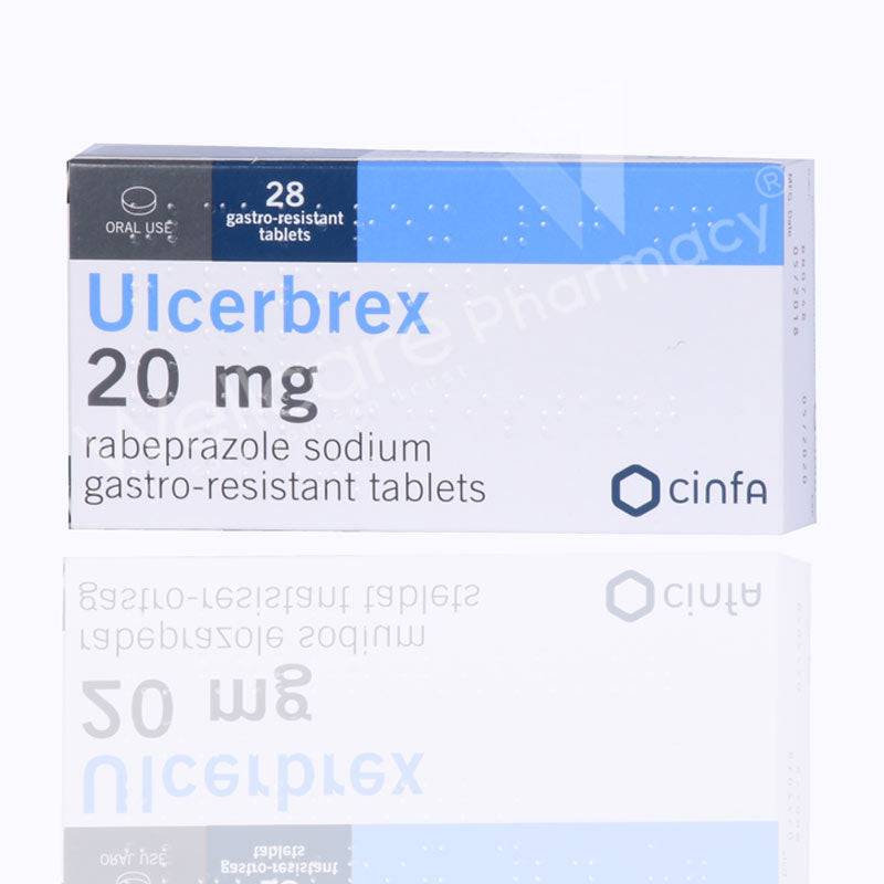 Ulcerbrex 20Mg Tablets 28'S - Wellcare Pharmacy