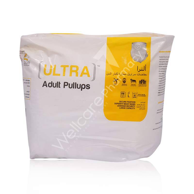 Ultra Adult Pullups Large 10'S