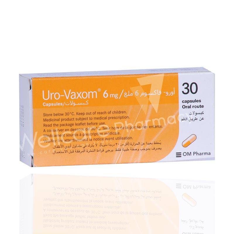 Uro-Vaxom 6Mg Capsules 30'S - Wellcare Pharmacy