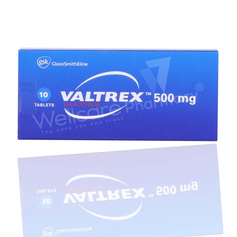 Valtrex 500Mg Tablets 10'S - Wellcare Pharmacy