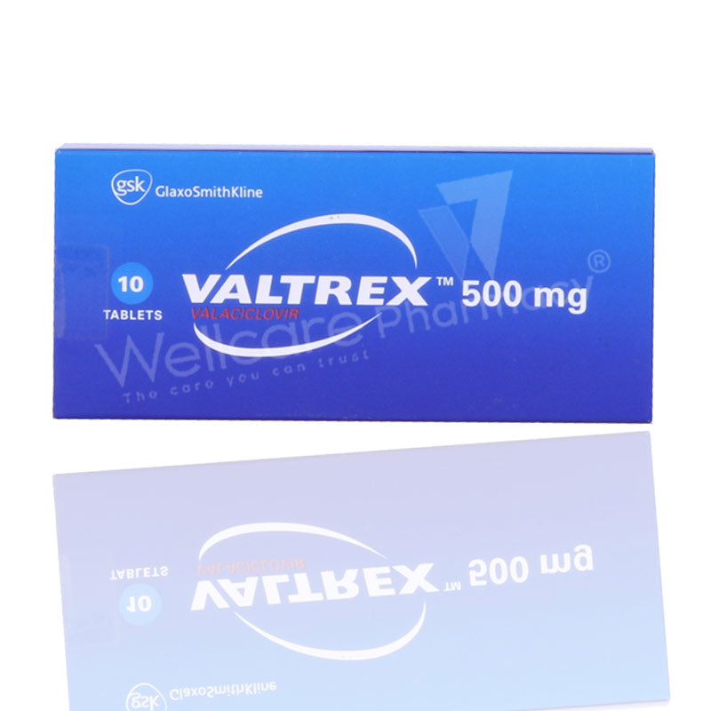 Valtrex 500mg Tablets 10'S