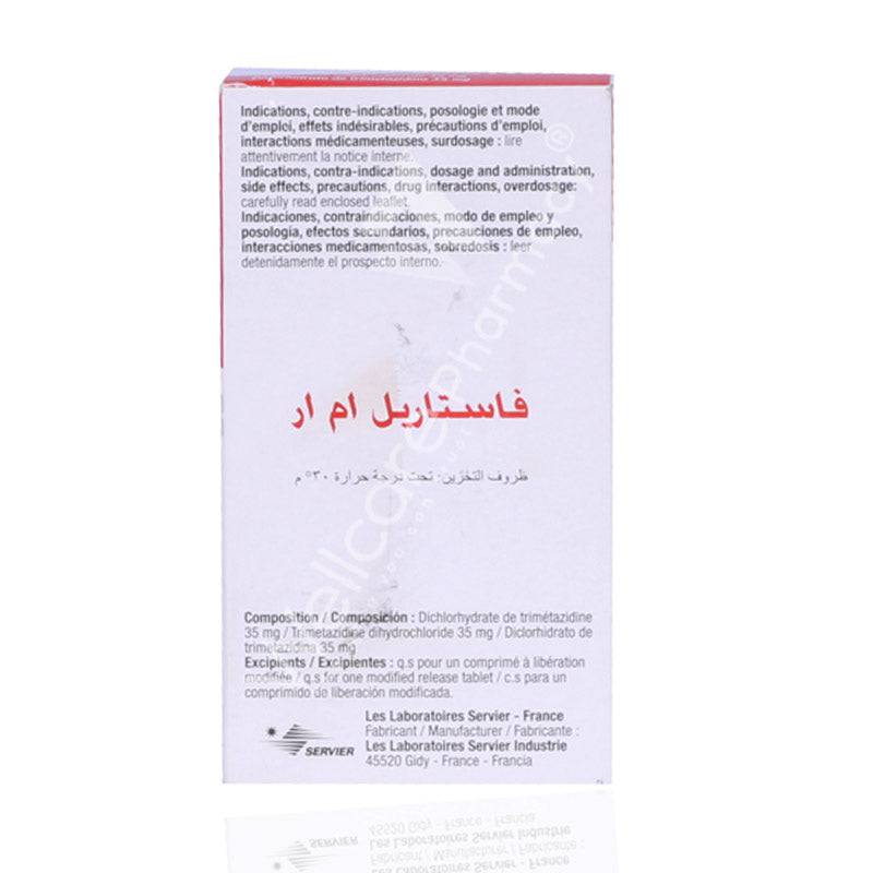 Vastarel Mr Tablets 60'S - Wellcare Pharmacy