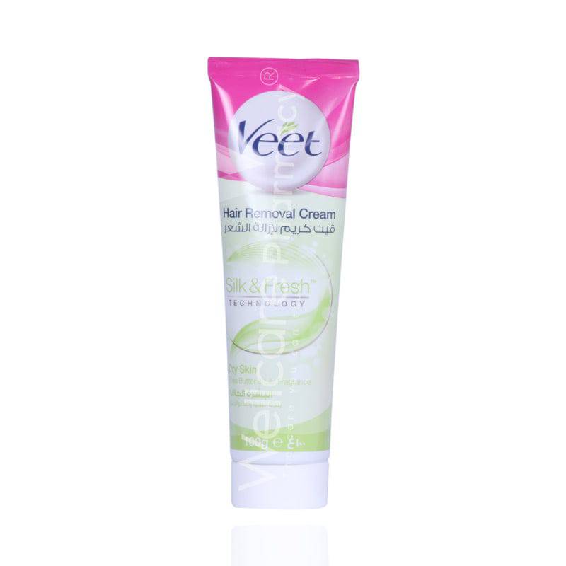 Veet Hair Removal Cream Dry Skin Shea Butter 100Ml - Wellcare Pharmacy