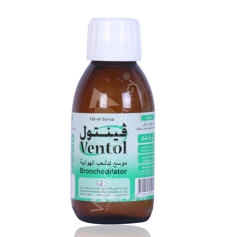 Ventol 2Mg/5Ml Syrup 120Ml