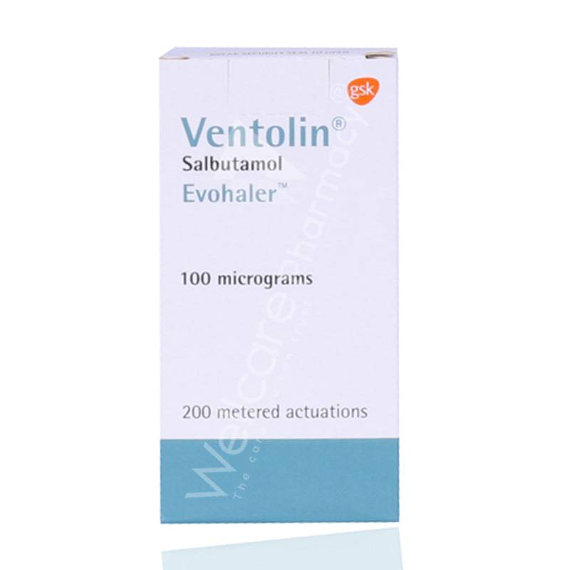 Ventolin Evohaler 100Mcg/200 Metered Actuations - Wellcare Pharmacy