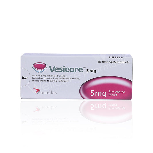 Vesicare 5Mg Tablets 30'S
