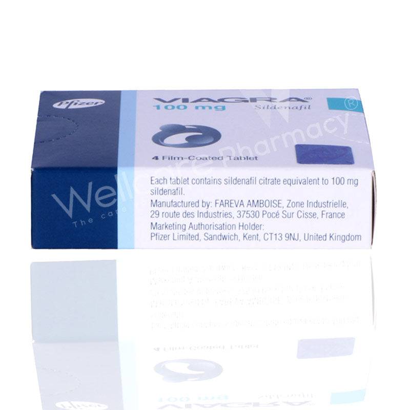 Viagra 100Mg Tablets 4'S - Wellcare Pharmacy