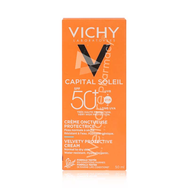 Vichy 1+1 Is Dry Touch Fluid Velvety Cream Spf50+ 50Ml