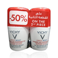 Vichy Deo Roll On Anti-Perspirant Stress Resist 72h 50ml 2pcs