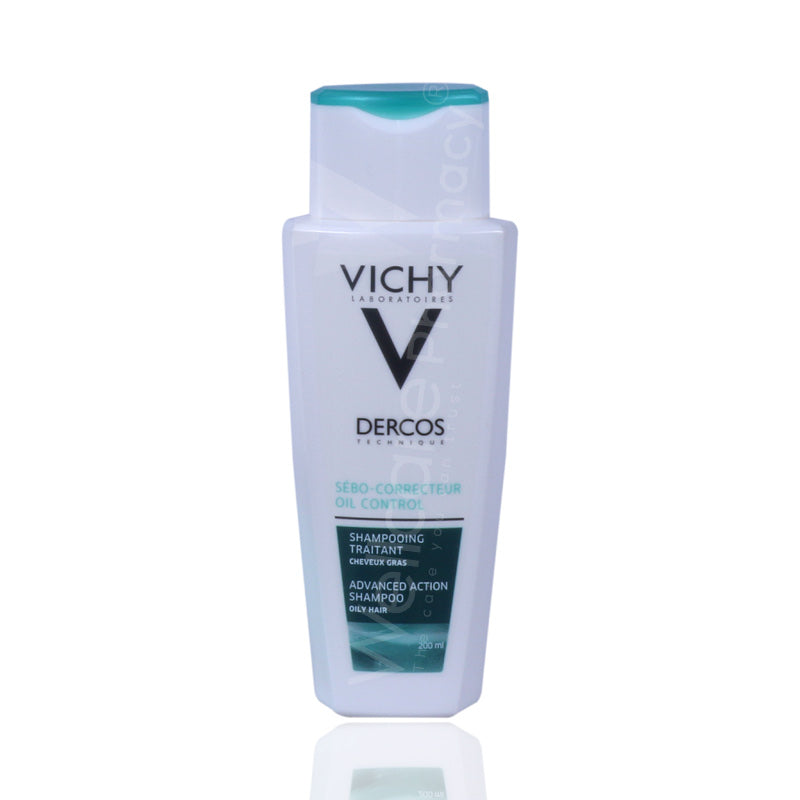 Vichy Dercos Sebo Corrector Shampoo Oily 200ml - Wellcare Pharmacy