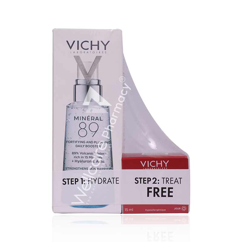 Vichy Mineral 89 Daily Booster 50Ml + Liftactiv Collagen Cream 15 Ml
