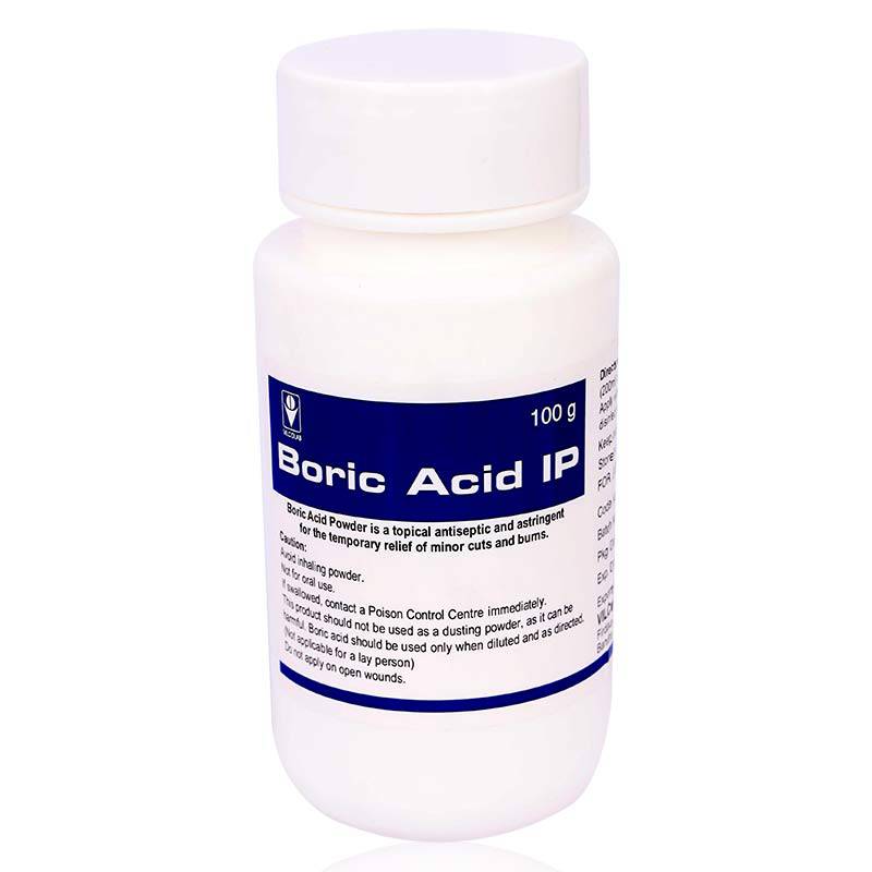 Vilco Boric Acid Ip Pow 100G - Wellcare Pharmacy