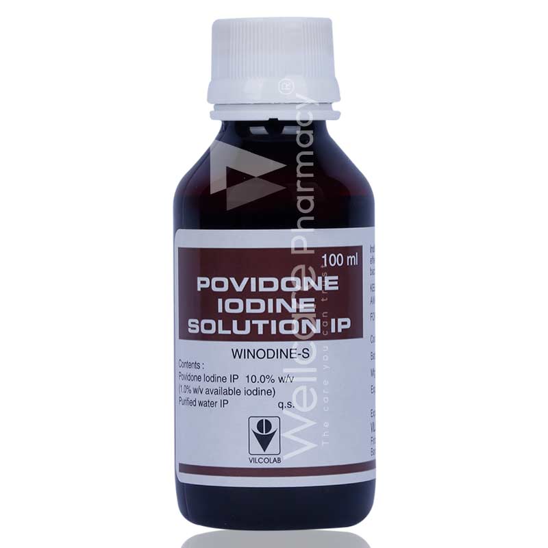 Vilco Winodine-S Povidone Iodine Solution Ip 100Ml