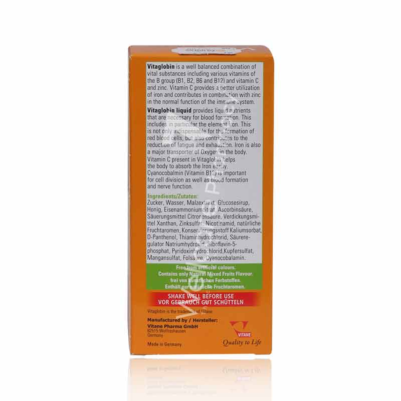 Vita Globin Oral Liquid 200Ml - Wellcare Pharmacy