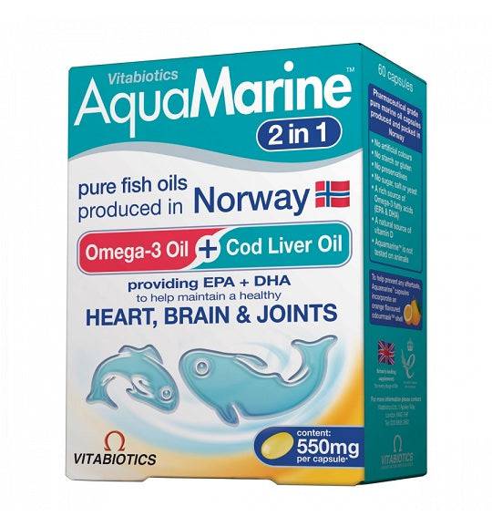 Vitabiotics Aquamarine 2 In 1 Cap 60'S - Wellcare Pharmacy