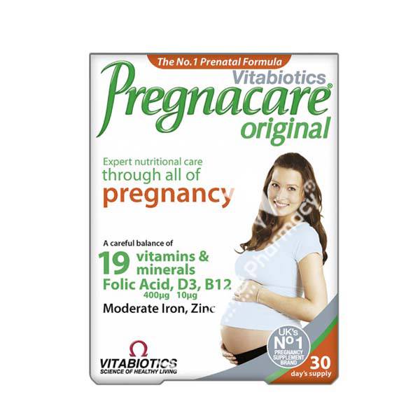 Vitabiotics Pregnacare Original Tablets 30'S - Wellcare Pharmacy