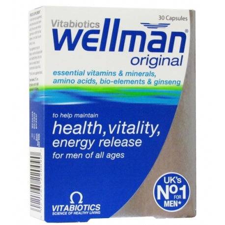 Vitabiotics Wellman Original Tablets 30'S - Wellcare Pharmacy
