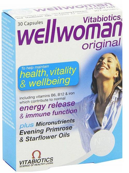 Vitabiotics Wellwoman Capsules 30'S - Wellcare Pharmacy