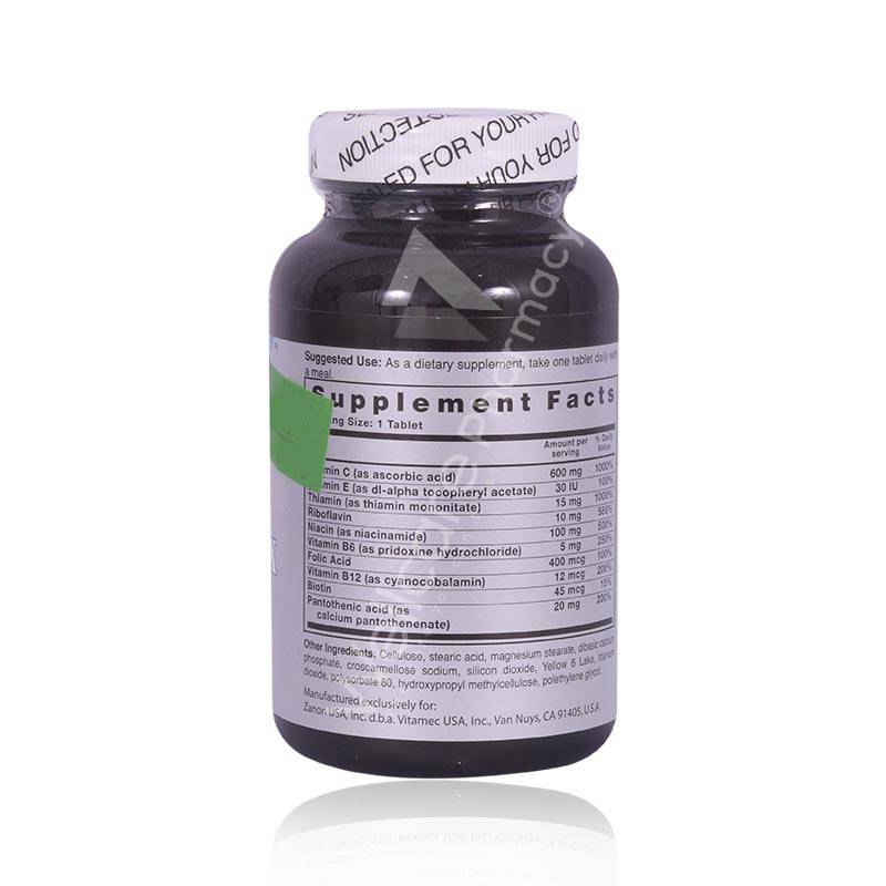 Vitamec B-Complex Plus 60 Tab - Wellcare Pharmacy