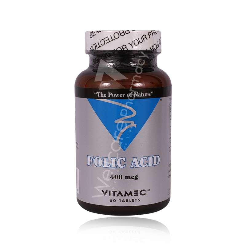 Vitamec Folic Acid 400Mcg Tablets 60'S